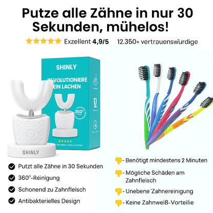 SHINLY® – Vollautomatische U-förmige Zahnbürste