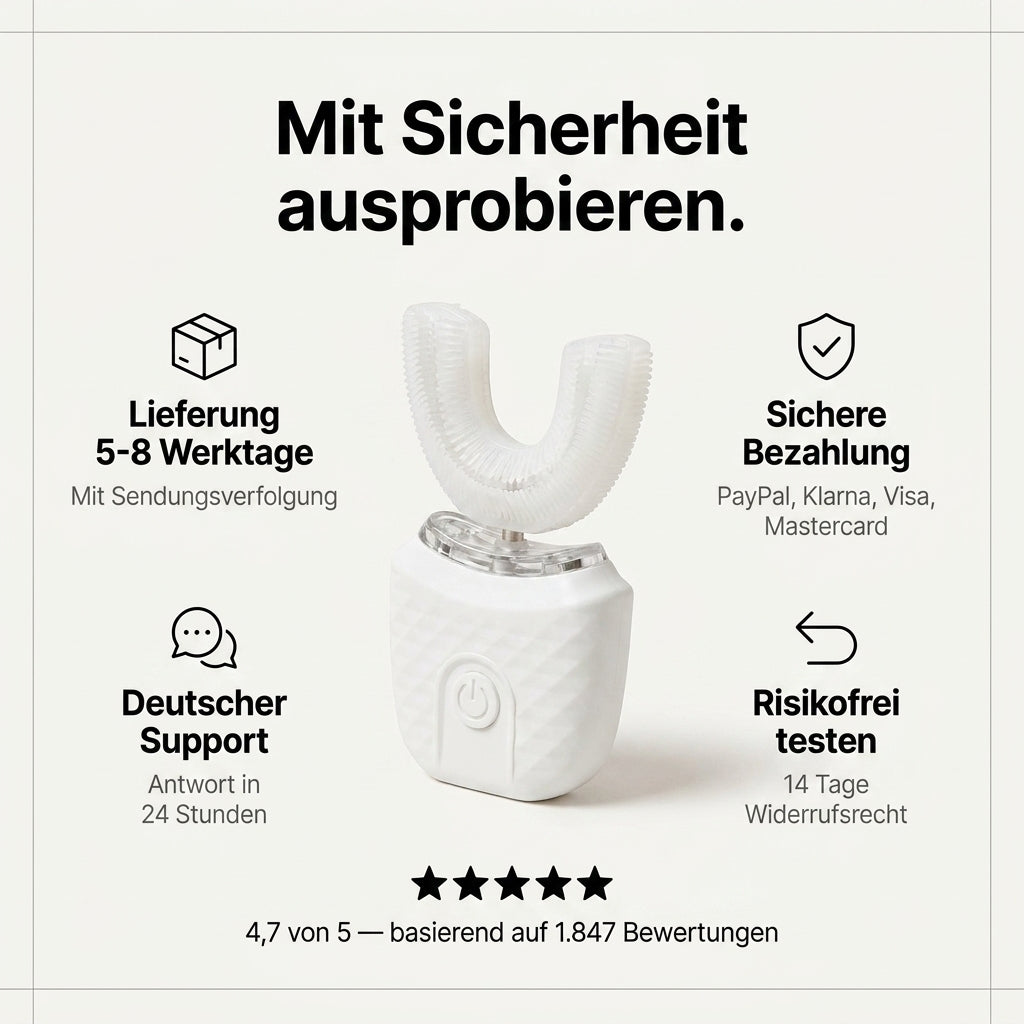 SHINLY® – Vollautomatische U-förmige Zahnbürste