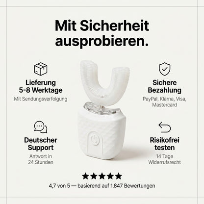 SHINLY® – Vollautomatische U-förmige Zahnbürste